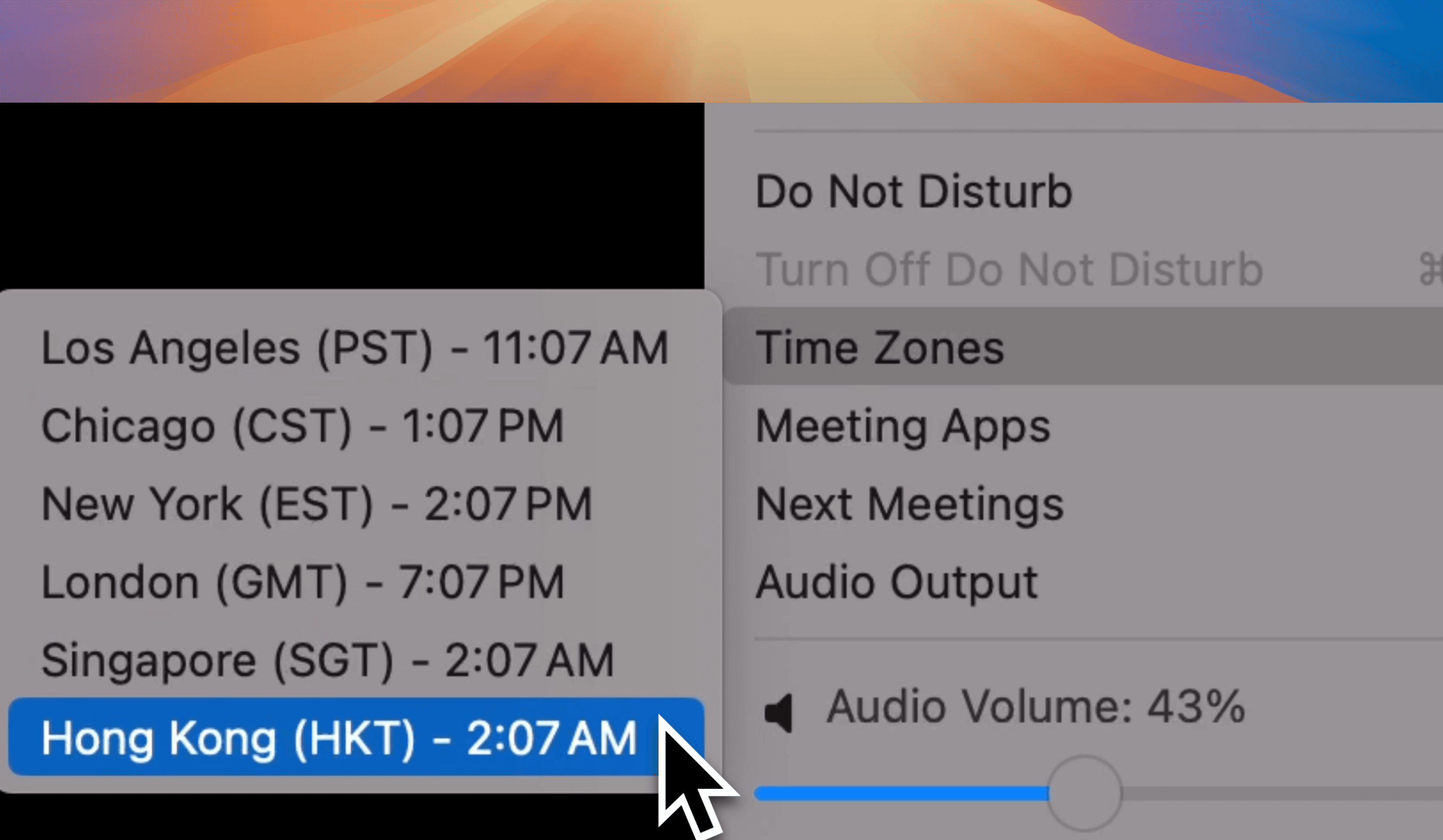 Manage Time Zones